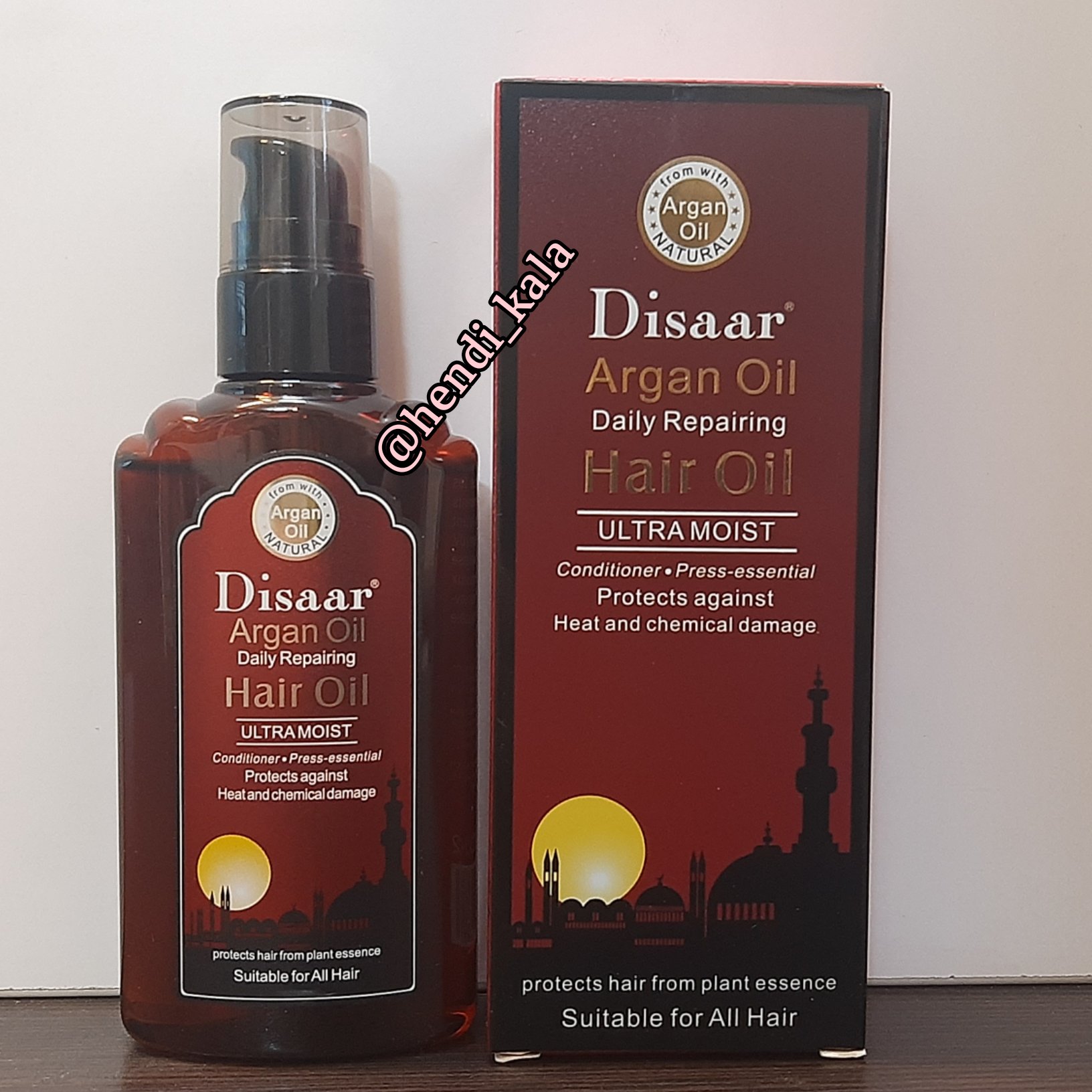 روغن مو آرگان مخصوص بعد از حمام 120میل ارسال رایگان نرم کننده و آبرسان رفع موخوره