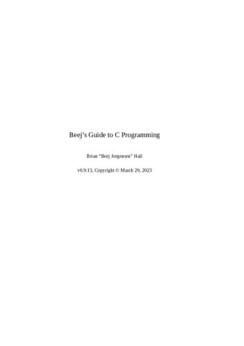 خرید و دانلود نسخه کامل کتاب Beej’s Guide to C Programming