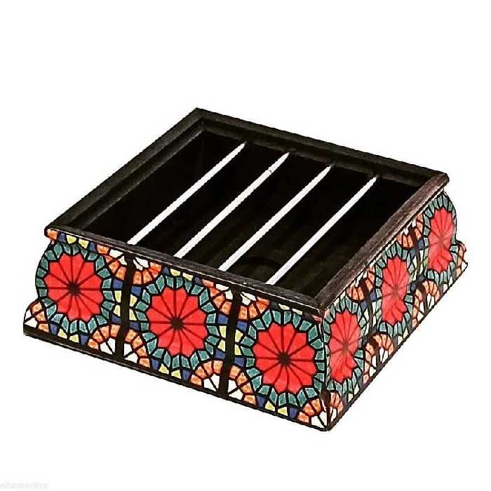 وارمر قوری برجسته دکوپاژ  چاپی طرح دار سنتی جعبه کادویی مدل V-01 کد 21