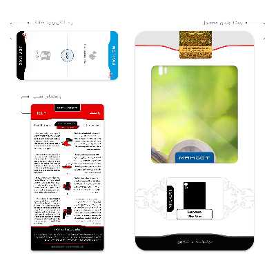 برچسب پوششی ماهوت مدل Snail مناسب برای گوشی موبایل لنوو Vibe Shot