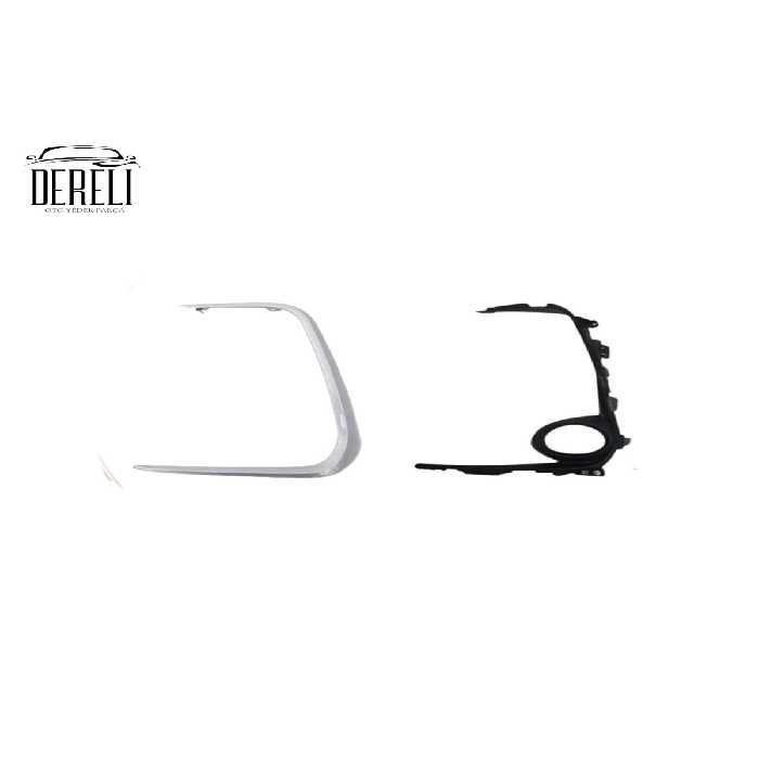 جلوپنجره خودرو خاکستری قاب چراغ جلو SIS سمت چپ داخلی و بیرونی 2019 52126 سازگار Toyota Corolla