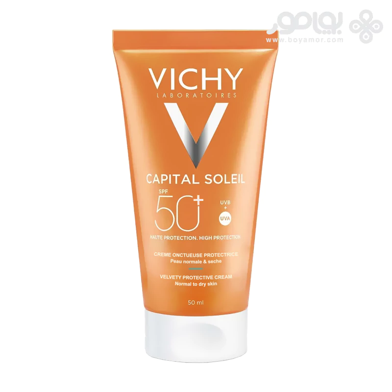 کرم ضد آفتاب ویشی کپیتال سولیل مدل VELVETY حجم 50 میل