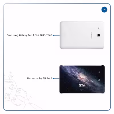 برچسب پوششی ماهوت مدل Universe-by-NASA-3 مناسب برای تبلت سامسونگ Galaxy Tab E 9.6 2015 T560