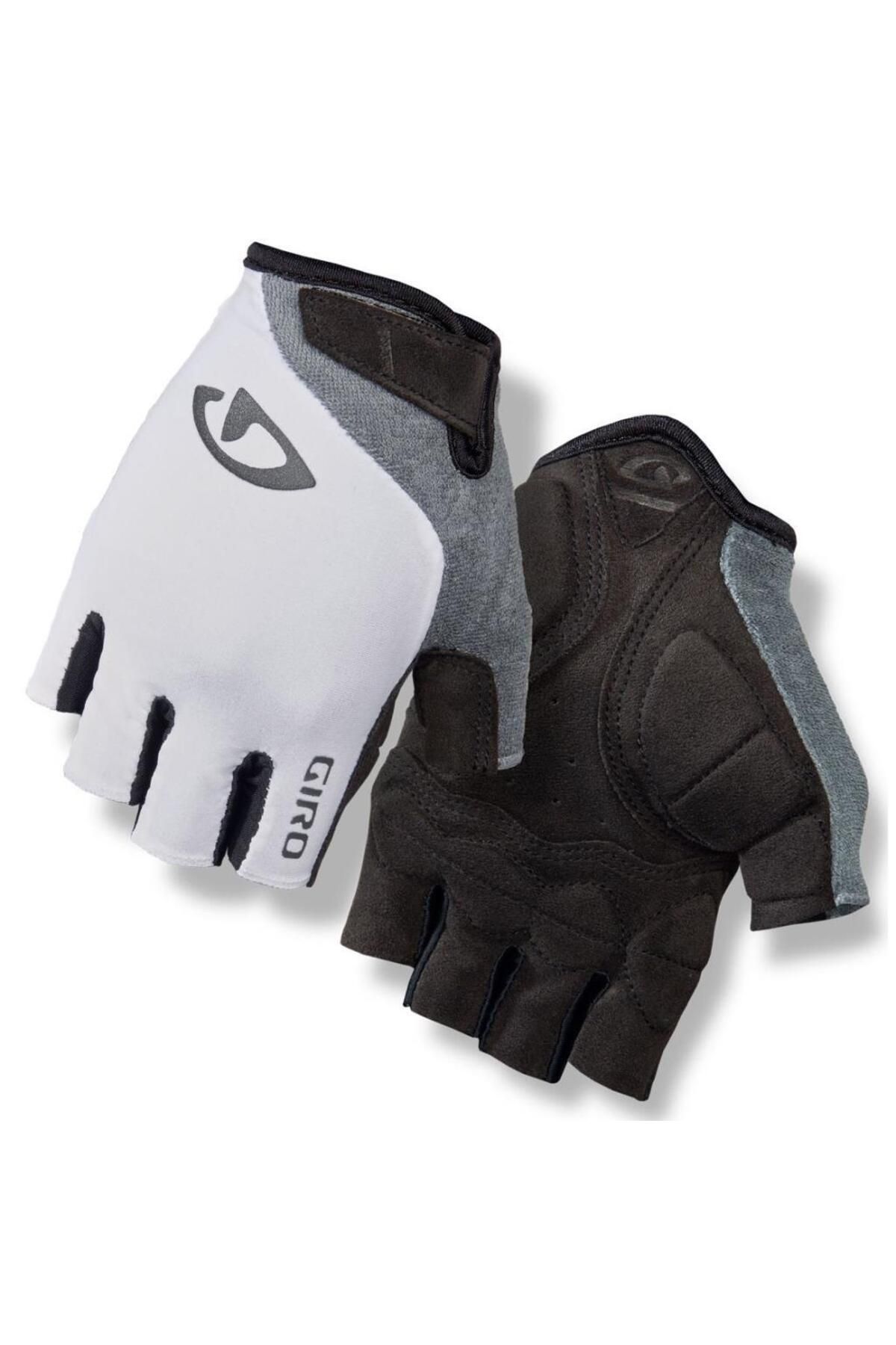 دوچرخه سفید زنانه دستکش جگت تیتانیوم اندازه گیرو Giro