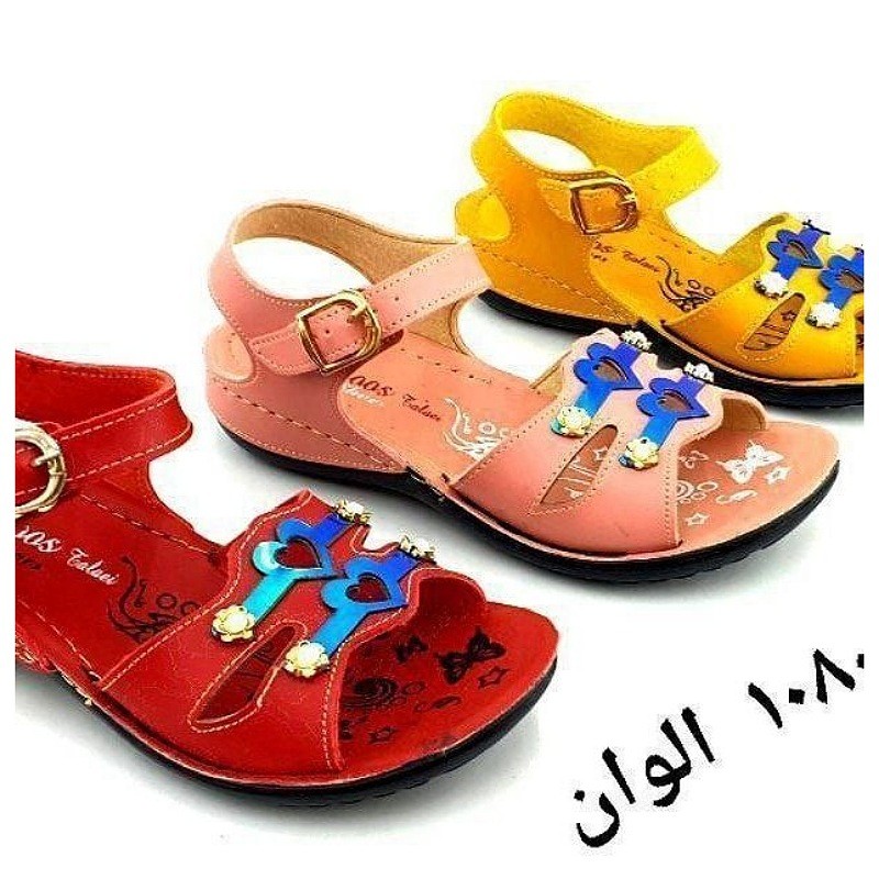 صندل لژدار رنگی سایز  36 تا42زنانه