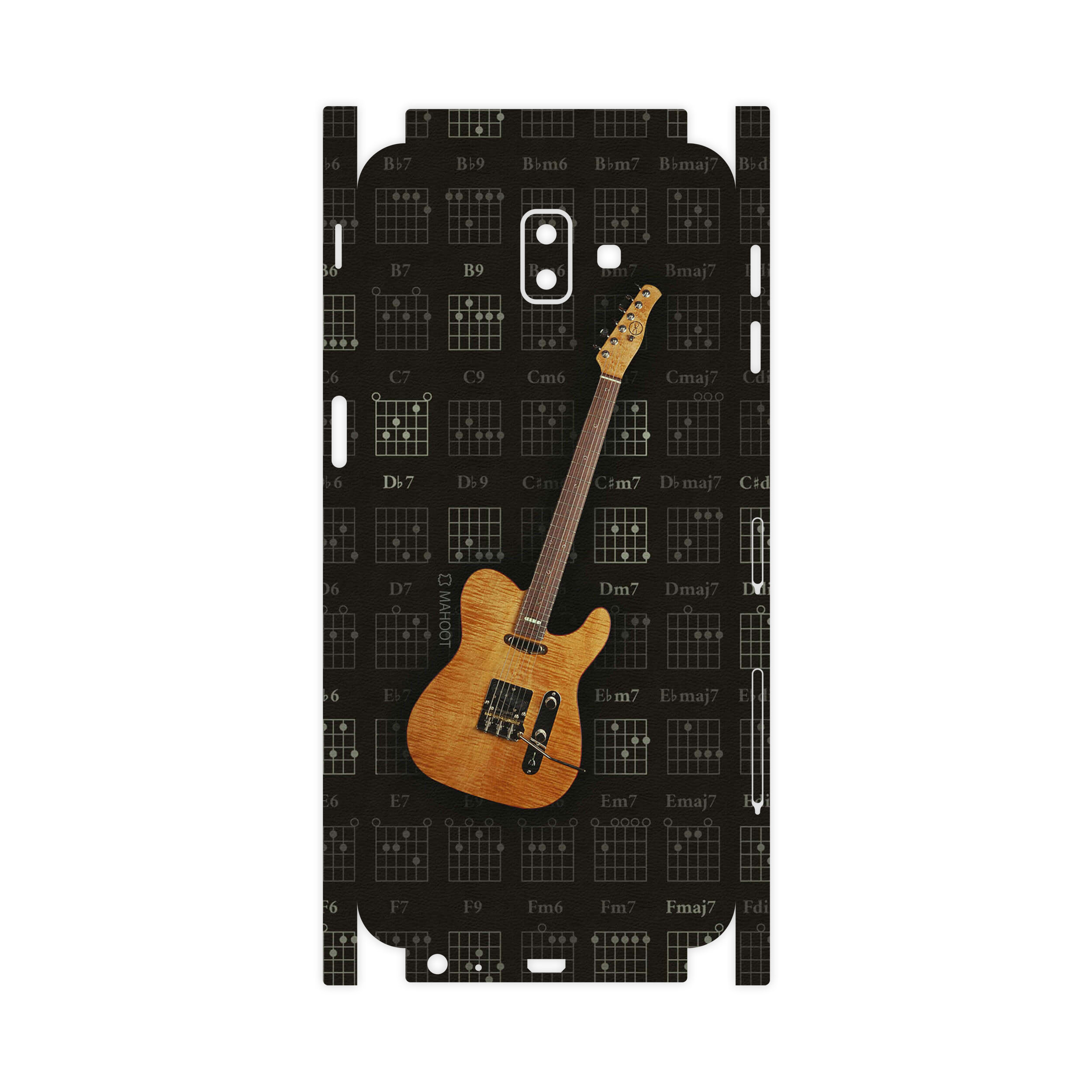 برچسب پوششی ماهوت مدل Guitar-Instrument-FullSkin مناسب برای گوشی موبایل سامسونگ Galaxy J6 Plus
