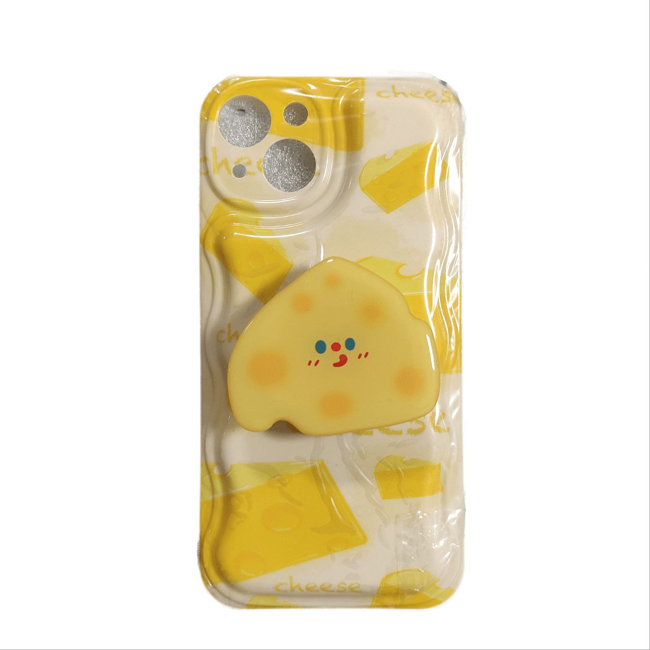 کاور طرح پنیری مدل 13 مناسب برای گوشی موبایل اپل iphone 13 به همراه پاپ سکوت