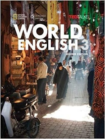 World English 3 2nd SB WB 2CD DVD کتاب ورلد انگلیش 3
