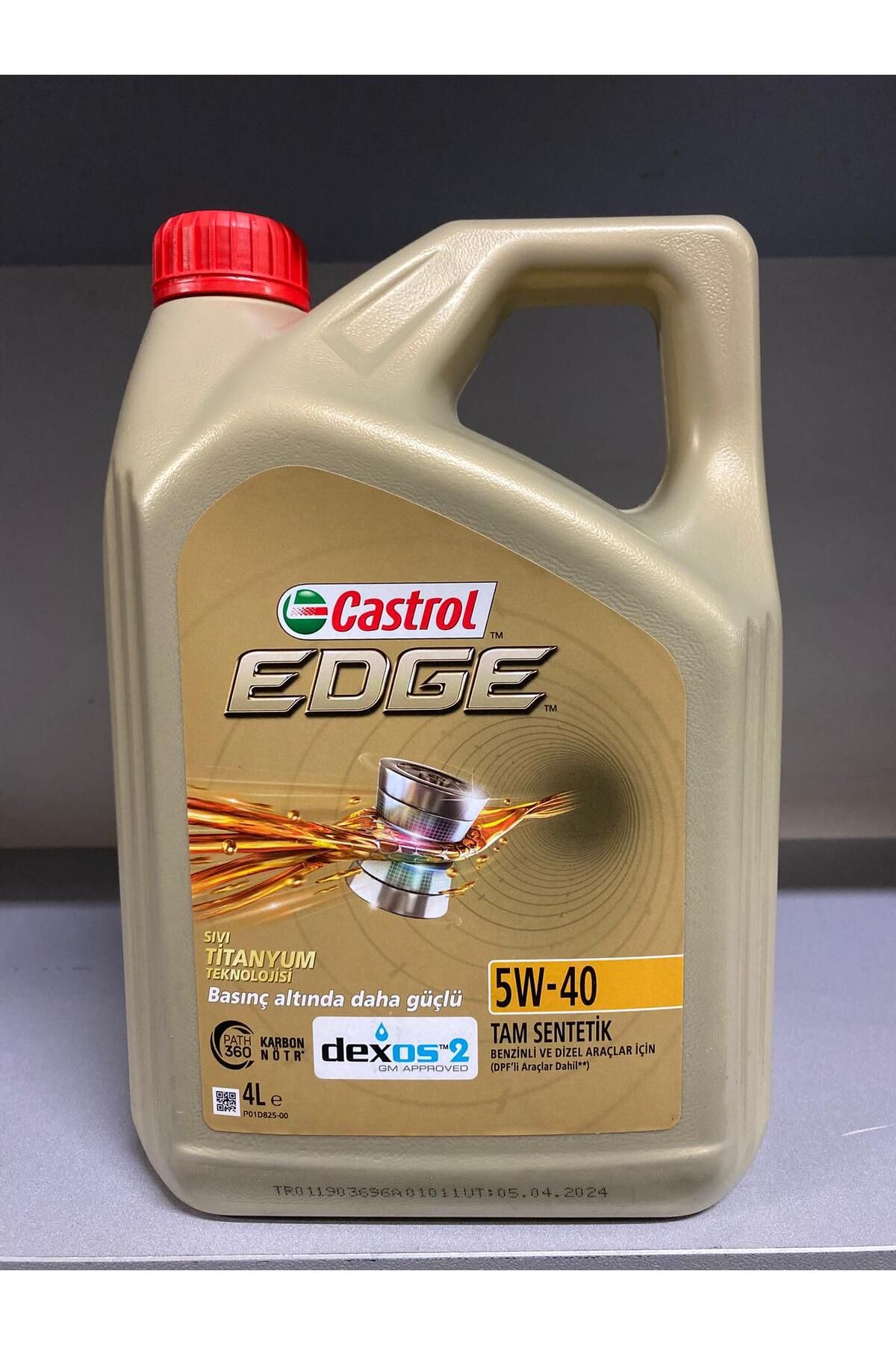 روغن و مکمل موتور EDGE 5W 40 ONGINE ENGINE Castrol