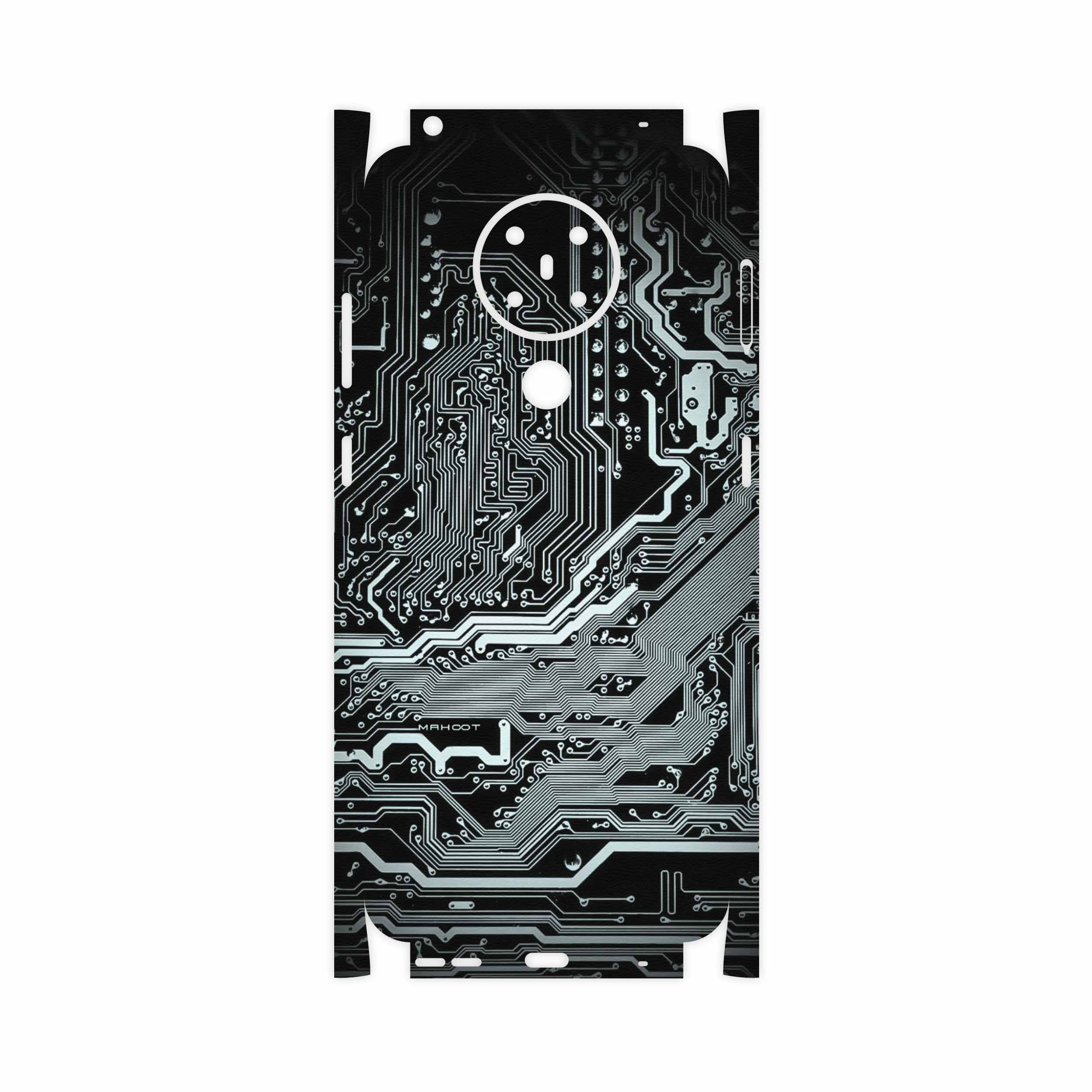 برچسب پوششی ماهوت مدل Black-Printed-Circuit-Board-FullSkin مناسب برای گوشی موبایل نوکیا 5.3