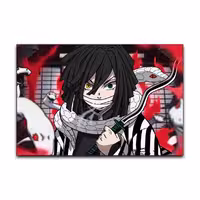 تابلو شاسی گوفی مدل هاشیرا دیمن اسلیر طرح انیمه شیطان کش Demon Slayer Anime کد RD26 | دنیای قاب