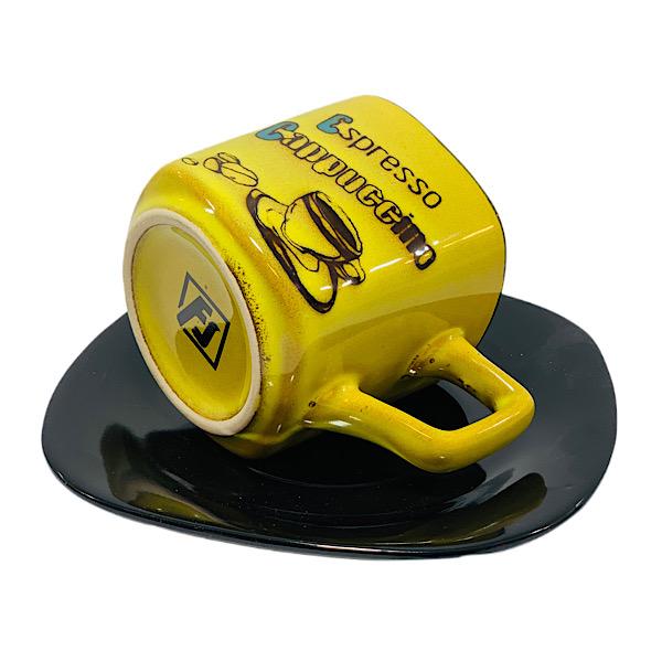 ماگ مدل كاپوچينو كد 01 به همراه زير ليواني