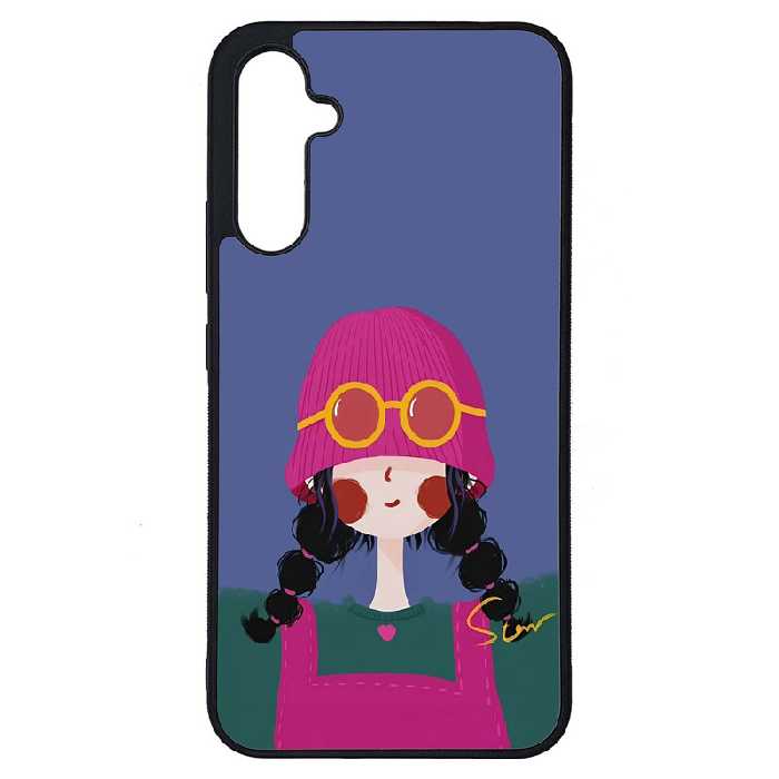 کاور طرح دختر کد G-108 مناسب برای گوشی موبایل سامسونگ Galaxy A34 / A34 5G | دیجی قاب دونی