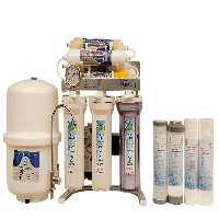 دستگاه تصفیه آب خانگی8مرحله ای نور مدل A chrome m800به همراه پک4عددی نشاط 