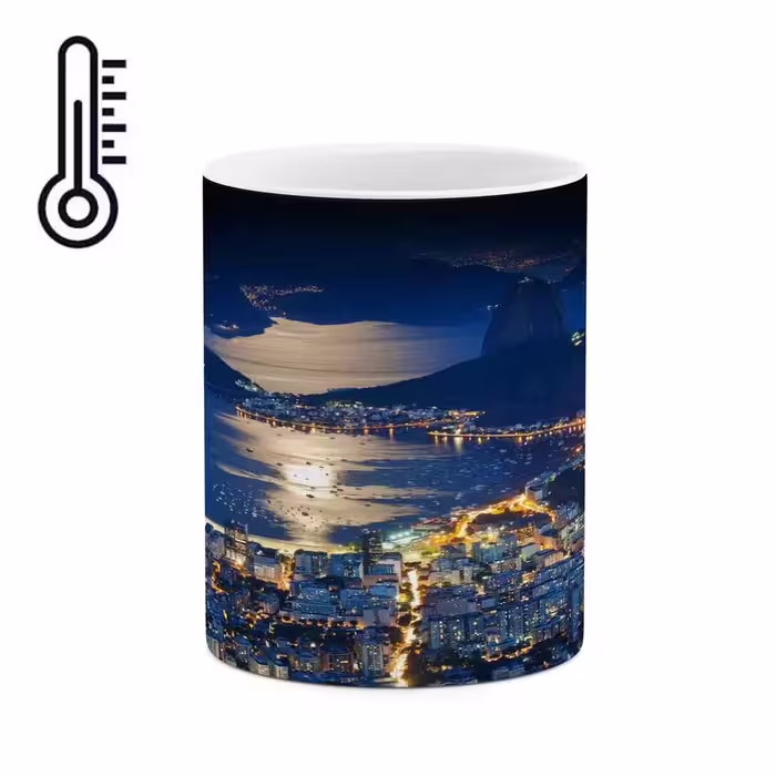 ماگ حرارتی کاکتی طرح شهر مدل mgh13431