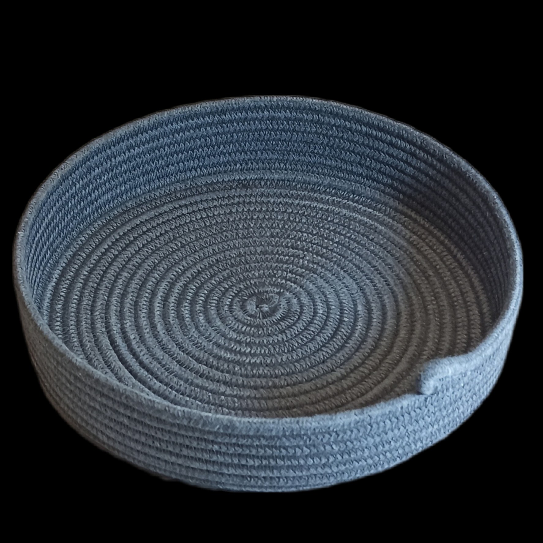 سبد گرد متوسط طوسی تیره