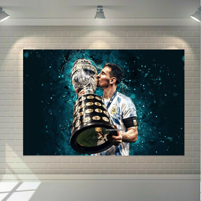 تابلو شاسی طرح ورزشی مدل لیونل مسی کد PB374 | دنیای قاب