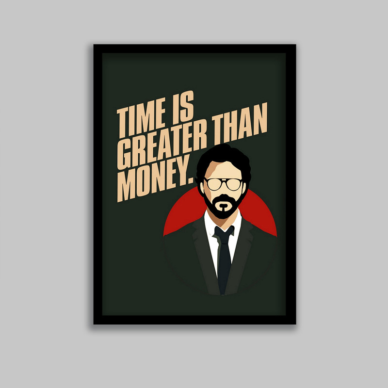 تابلو مدل سریال خانه کاغذی Money Heist کد LA-G10648-2