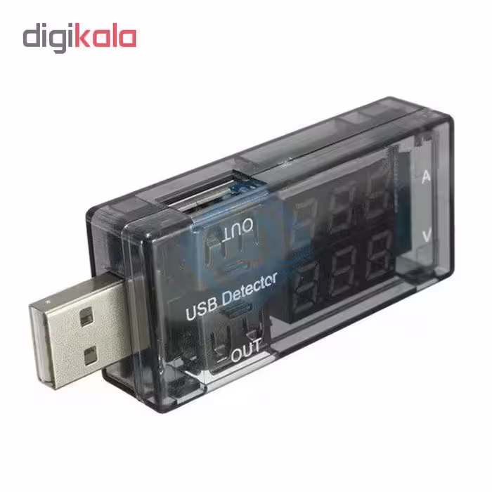 نمایشگر میزان ولتاژ و جریان پورت USB مدل D02