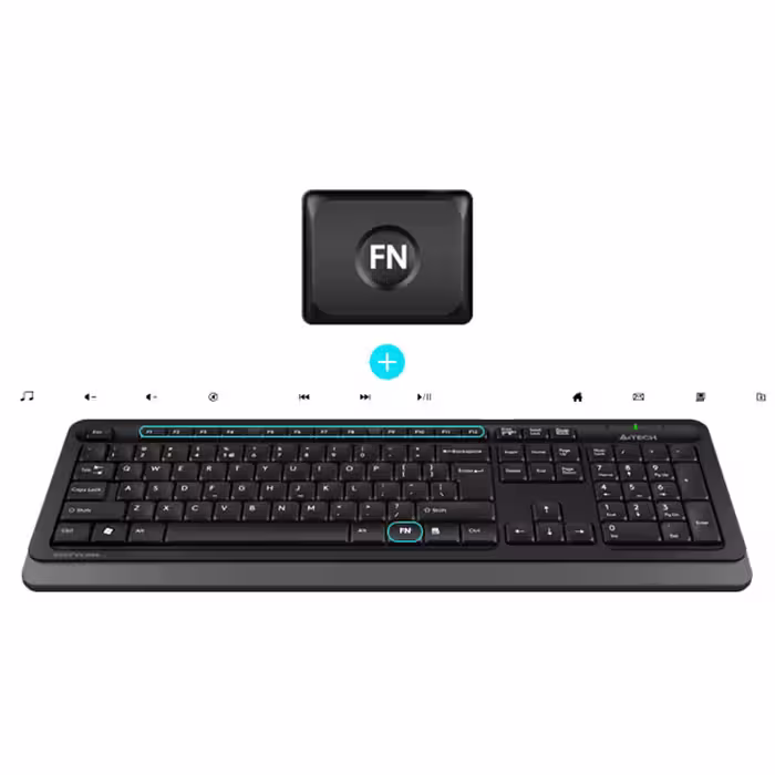 کیبورد ای فورتک مدل FSYLER FG1010