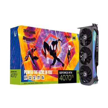 کارت گرافیک زوتک مدل GeForce RTX 4070 Ti AMP AIRO SpiderMan Edition 12GB