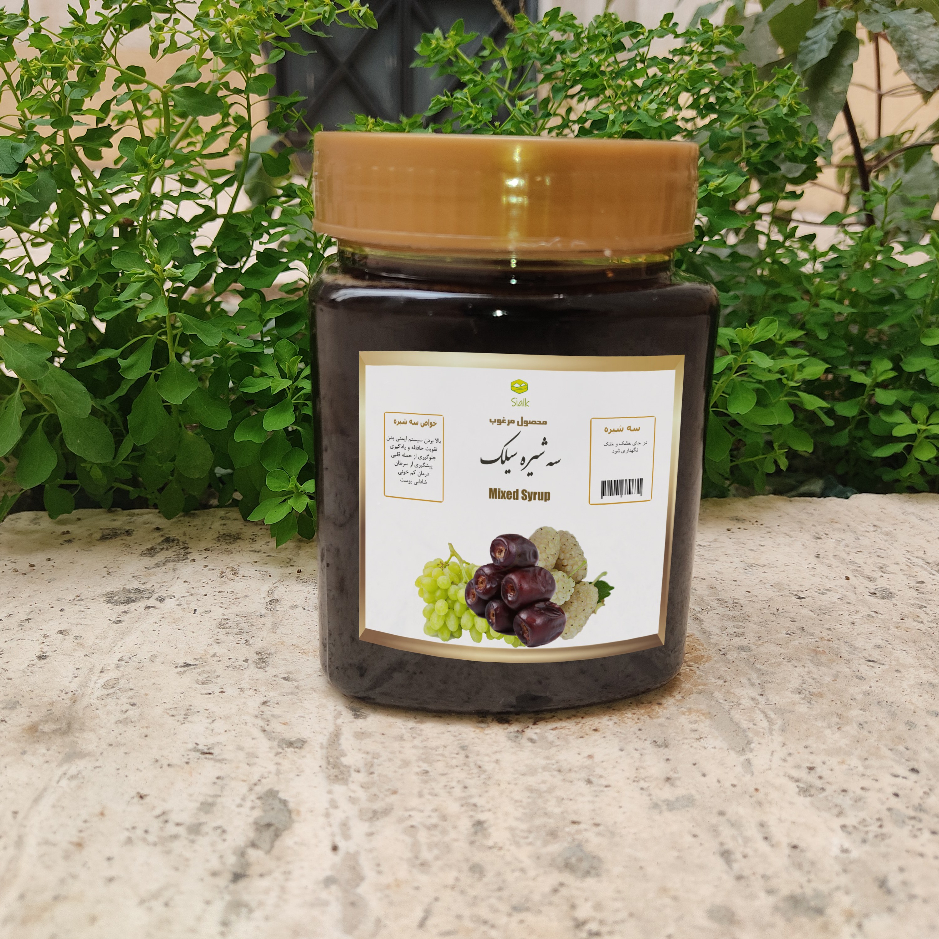 سه شیره 600گرمی
خرما انگور توت 