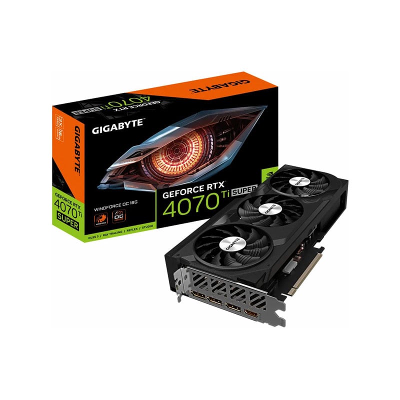 کارت گرافیک گیگابایت GeForce RTX4070 Ti SUPER WINDFORCE OC 16GB