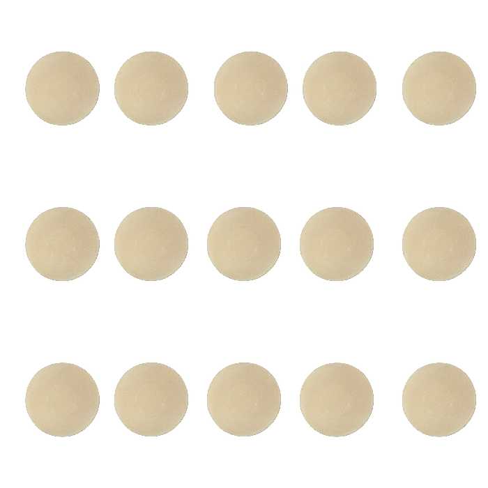 بشقاب سفالی خام کد D15 بسته 15 عددی