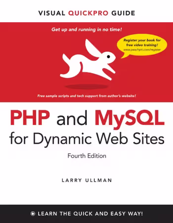 خرید و دانلود نسخه کامل کتاب PHP and MySQL for Dynamic Web Sites: Visual QuickPro Guide (4th Edition)