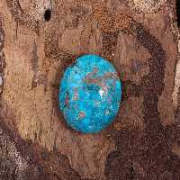 نگین فیروزه شجری کد 11480 - جواهری مشاهیر