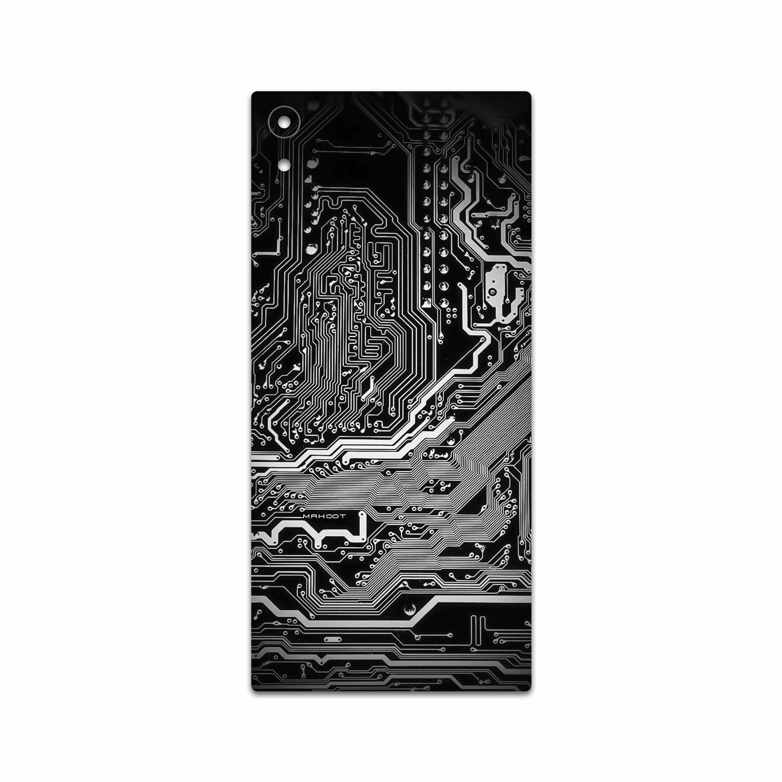 برچسب پوششی ماهوت مدل Black Printed Circuit Board مناسب برای گوشی موبایل سونی Xperia XA1 Ultra