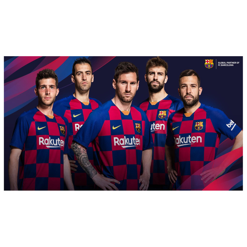 تابلو شاسی مدل تیم بارسلونا کد 2222 | دنیای قاب