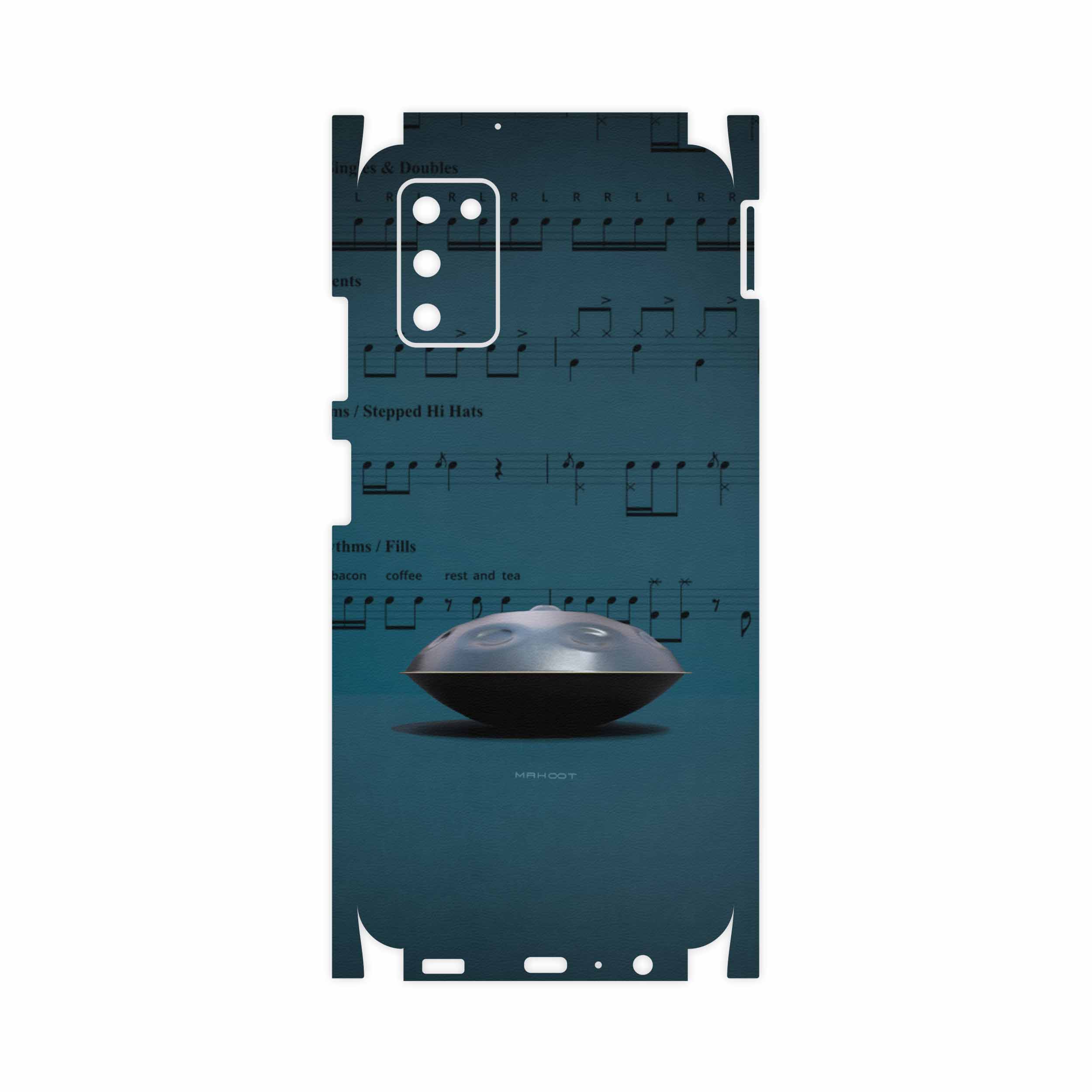 برچسب پوششی ماهوت مدل Hang-Instrument-FullSkin مناسب برای گوشی موبایل سامسونگ Galaxy A03S