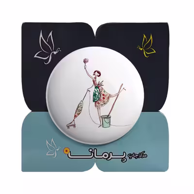 پیکسل پرمانه طرح دختر خانه دار کد pm.4339