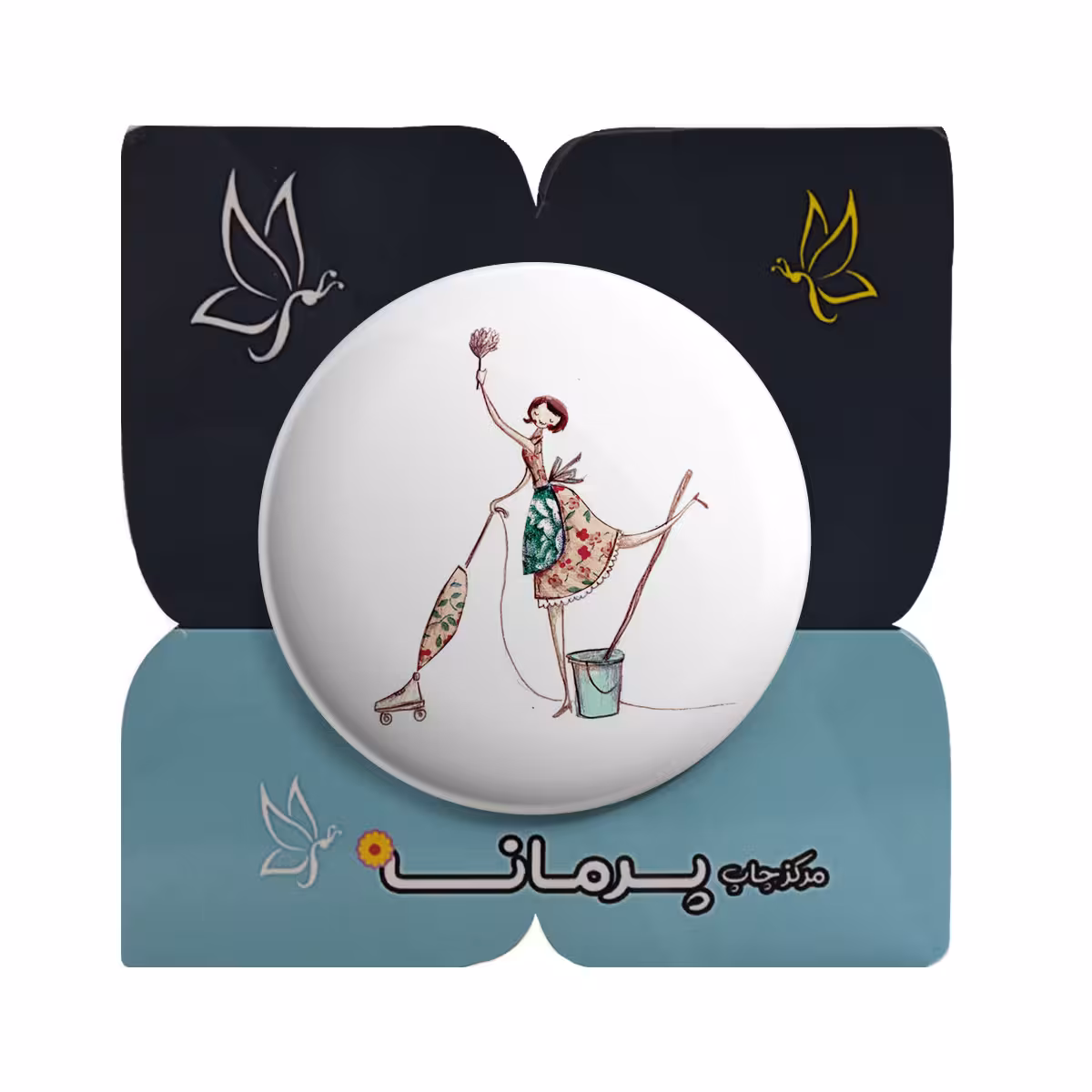 پیکسل پرمانه طرح دختر خانه دار کد pm.4339