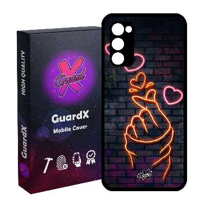 کاور گارد ایکس طرح Love مدل Glass10022 مناسب برای گوشی موبایل سامسونگ Galaxy S20 FE