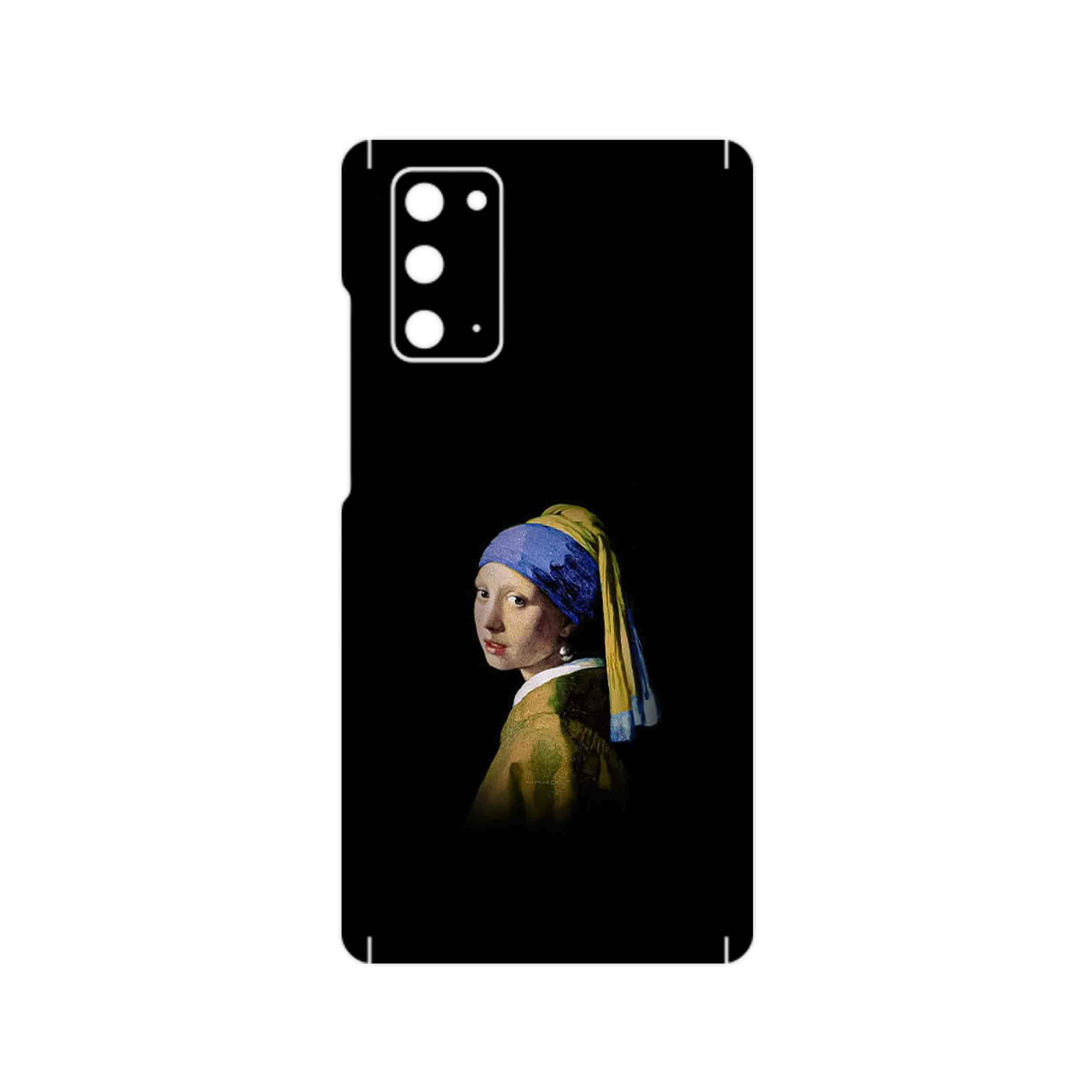 برچسب پوششی ماهوت مدل Girl with a Pearl Earring of Vermeer مناسب برای گوشی موبایل سامسونگ Galaxy Note 20