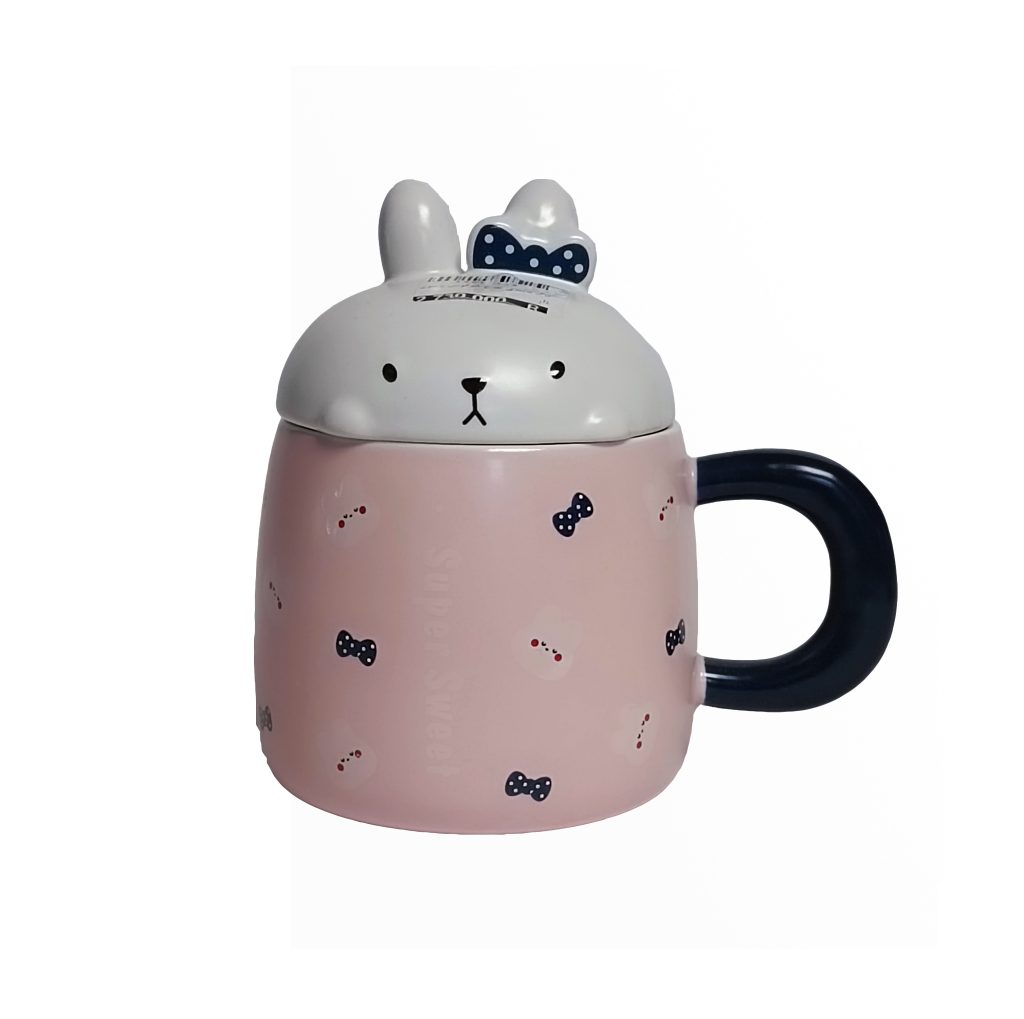 ماگ فانتزی طرح خرگوش پاپیون دار