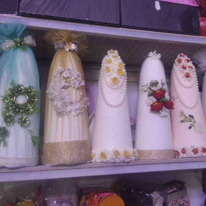 کله قند تور پیچ شده با تزیین مناسب  بله برون  حدودا 3کیلو