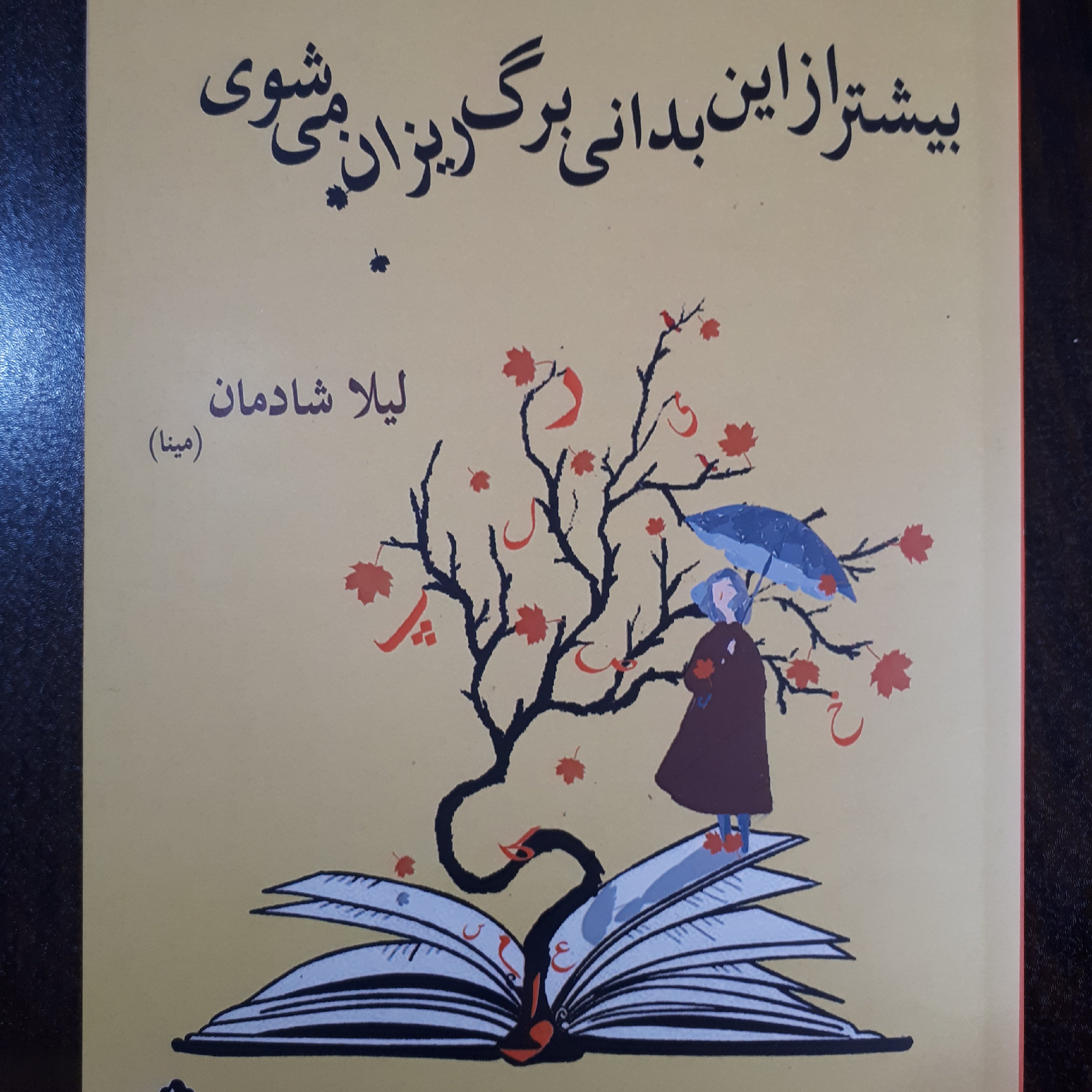 کتاب بیشتر از این بدانی برگ ریزان می شوی (مجموعه شعر)
