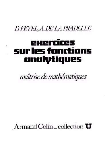 خرید و دانلود نسخه کامل کتاب Exercises sur les fonctions analytiques