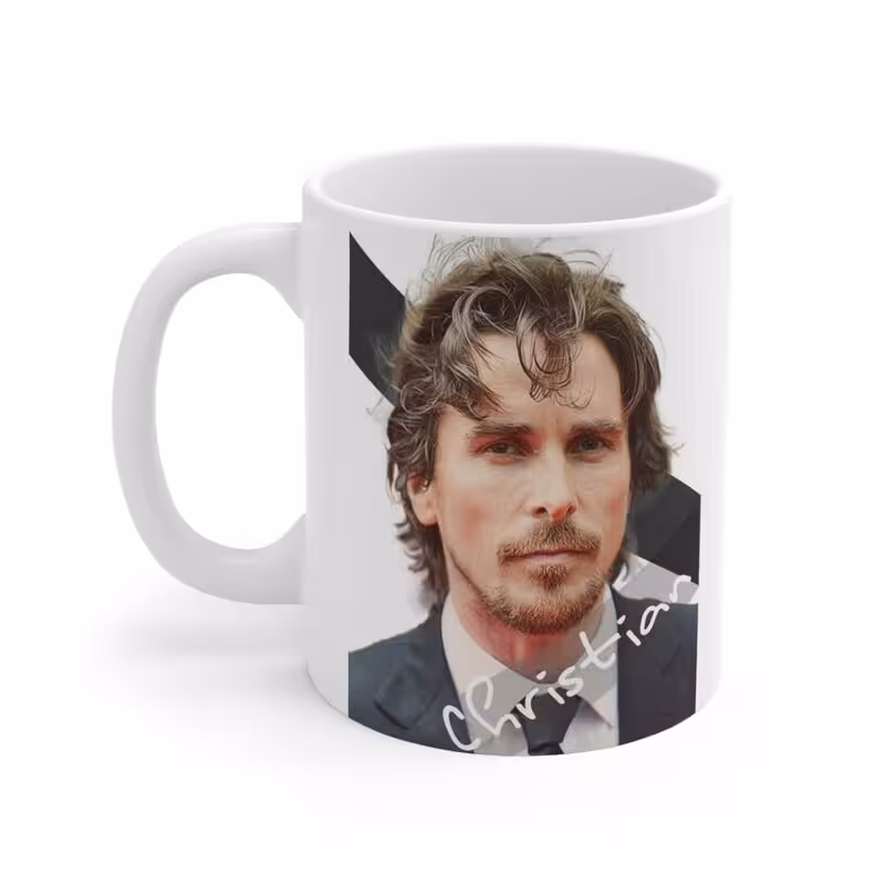 ماگ طرح کریستین بیل Christian Bale مدل NM1920