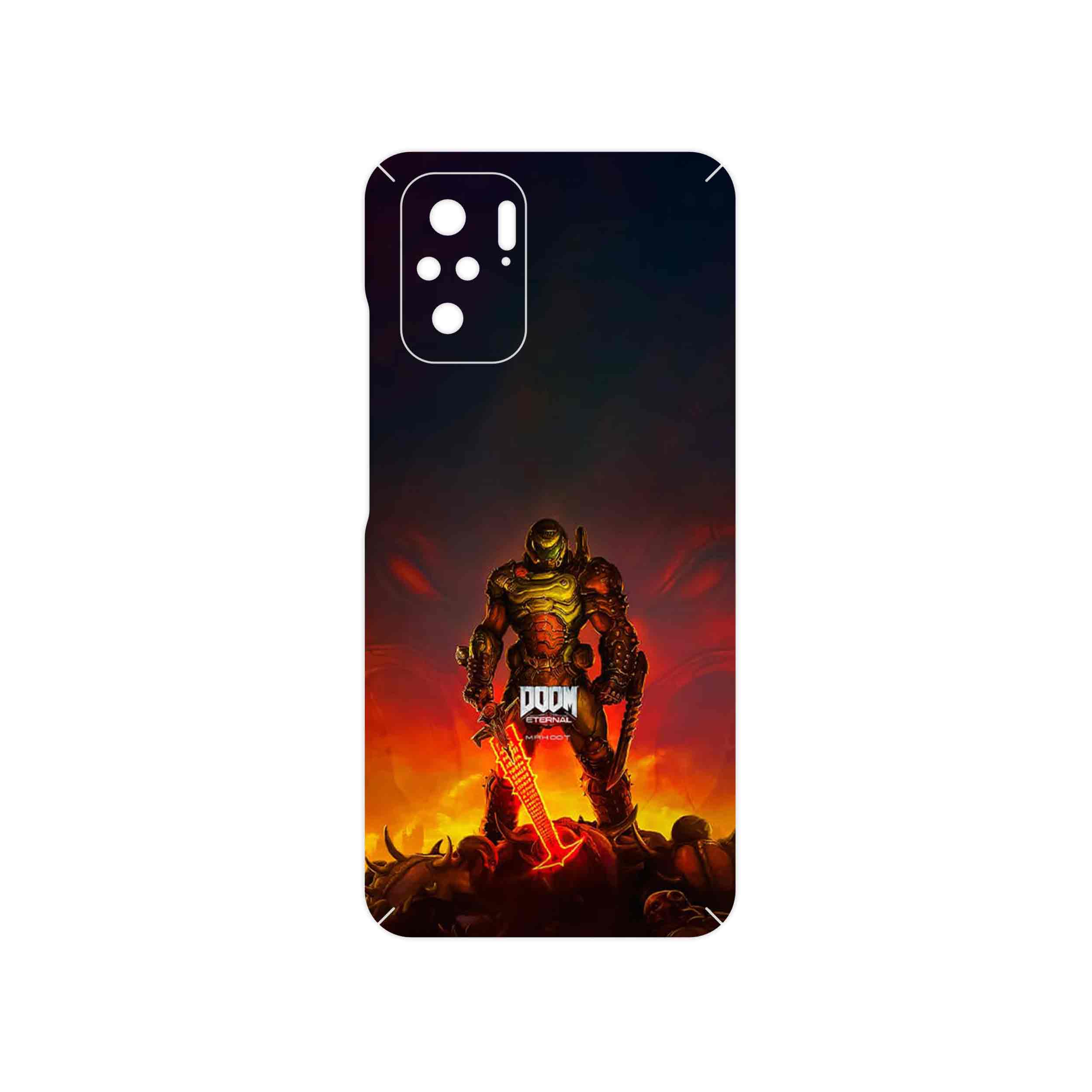برچسب پوششی ماهوت مدل DOOM Game Series مناسب برای گوشی موبایل شیائومی Poco M5s