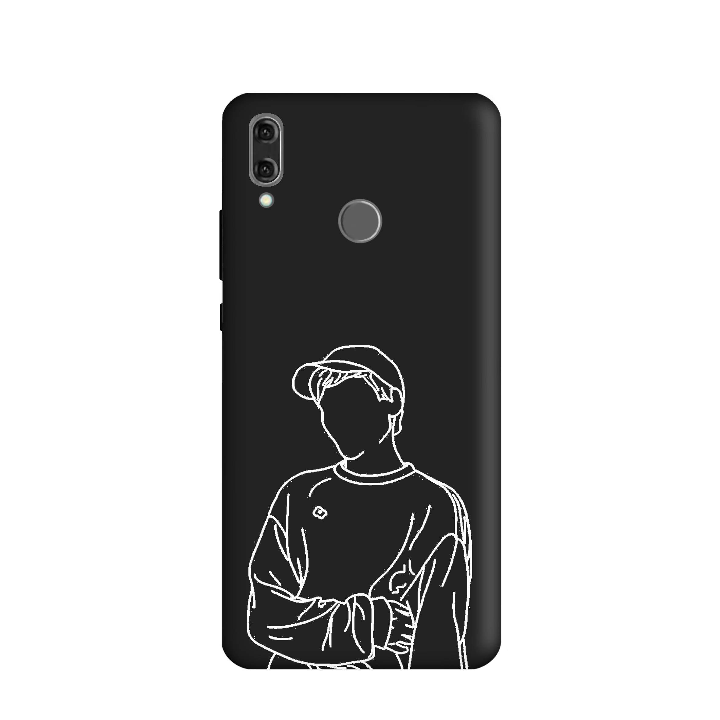 کاور طرح مینیمال پسرانه کد u4106 مناسب برای گوشی موبایل هوآوی Y9 2019