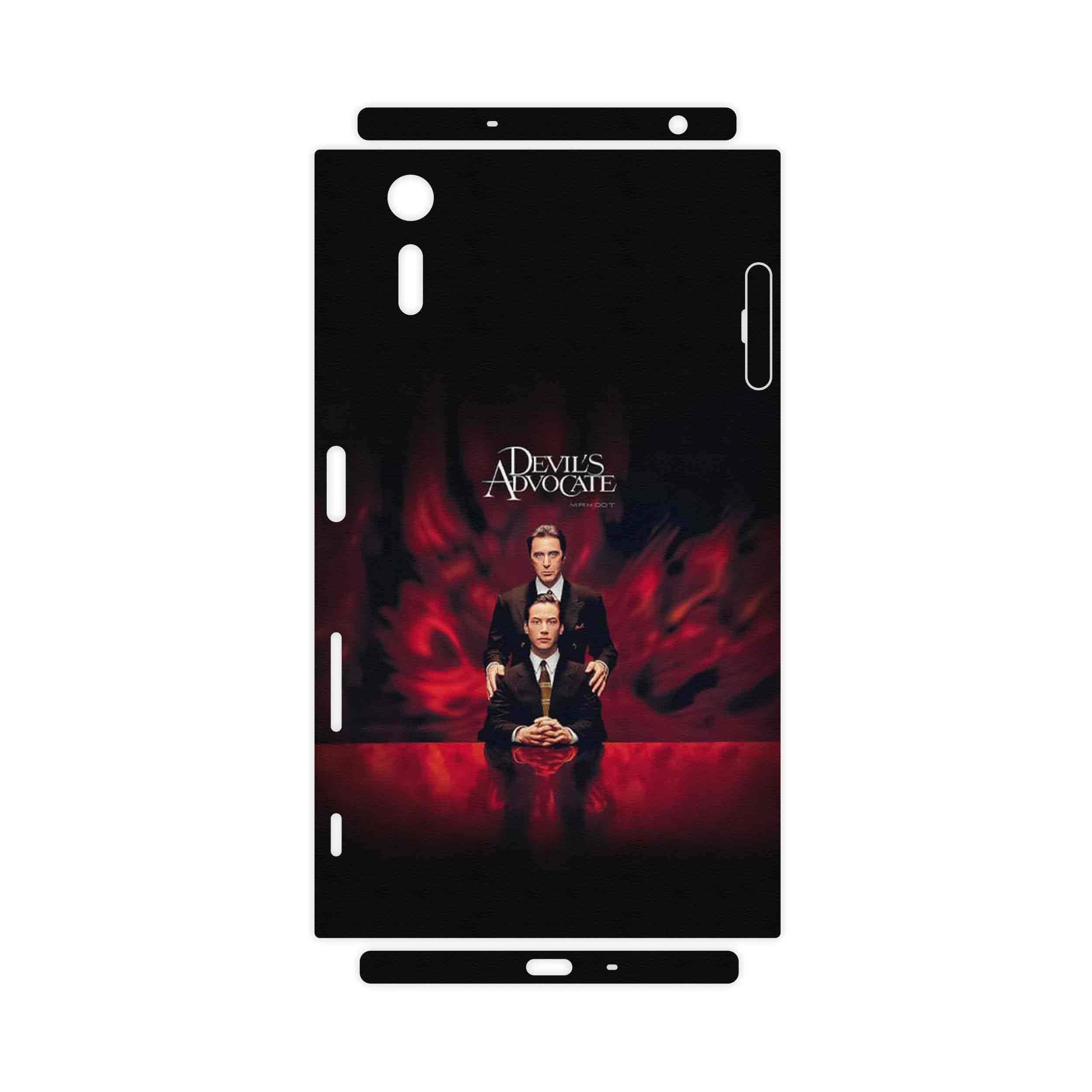 برچسب پوششی ماهوت مدل The Devils Advocate-FullSkin مناسب برای گوشی موبایل سونی Xperia XZ