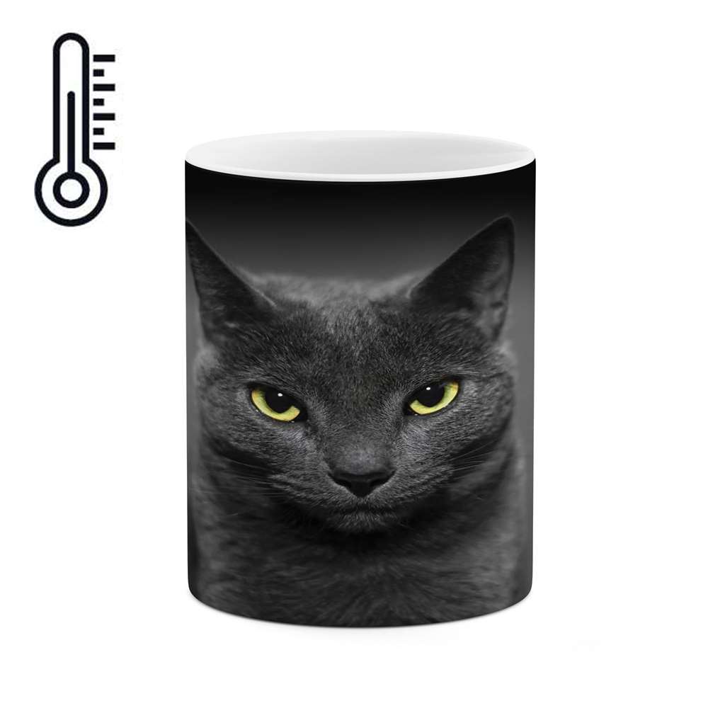 ماگ حرارتی کاکتی طرح گربه مدل mgh17231