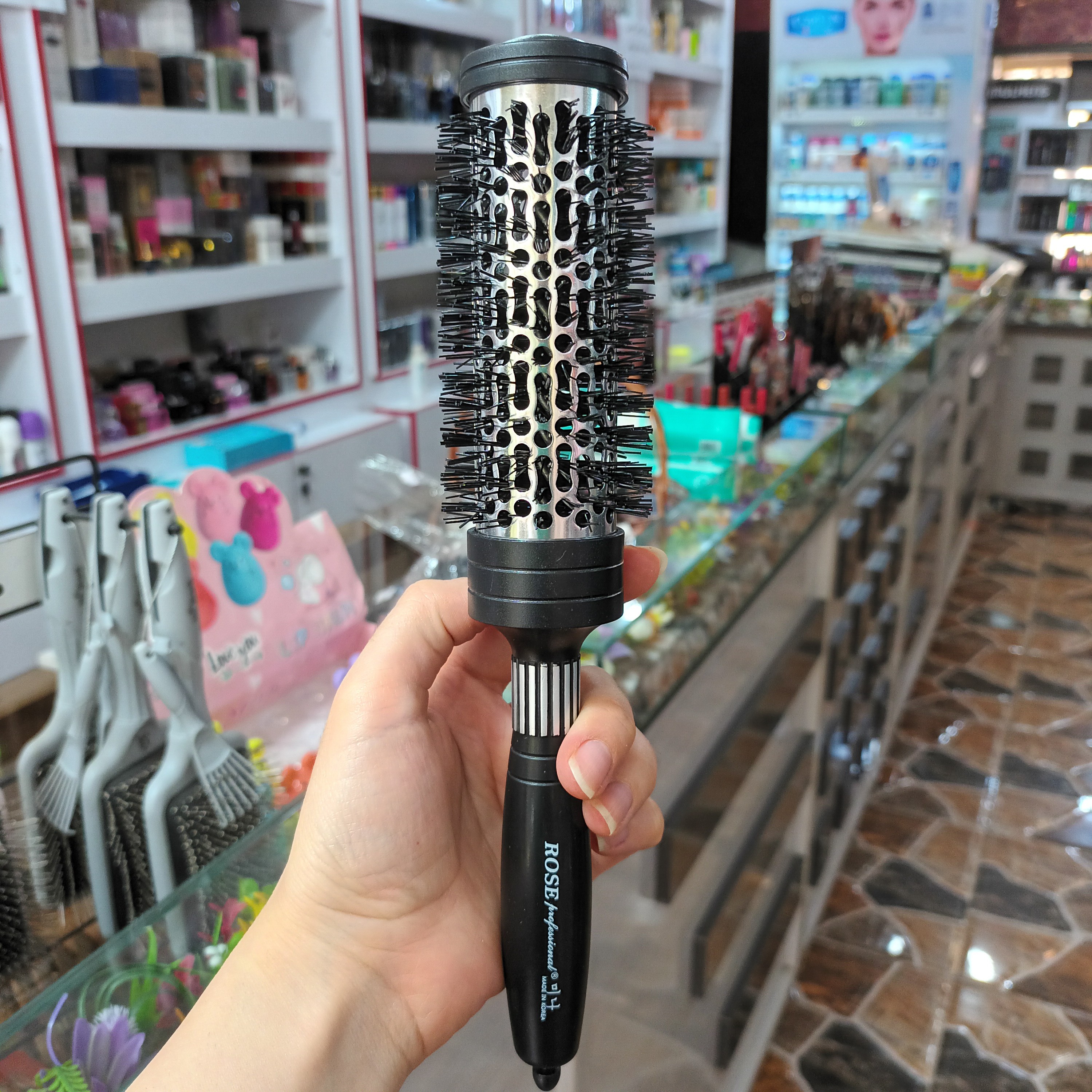 برس گرد رز Rose نسوز با کیفیت بالا سایز 33