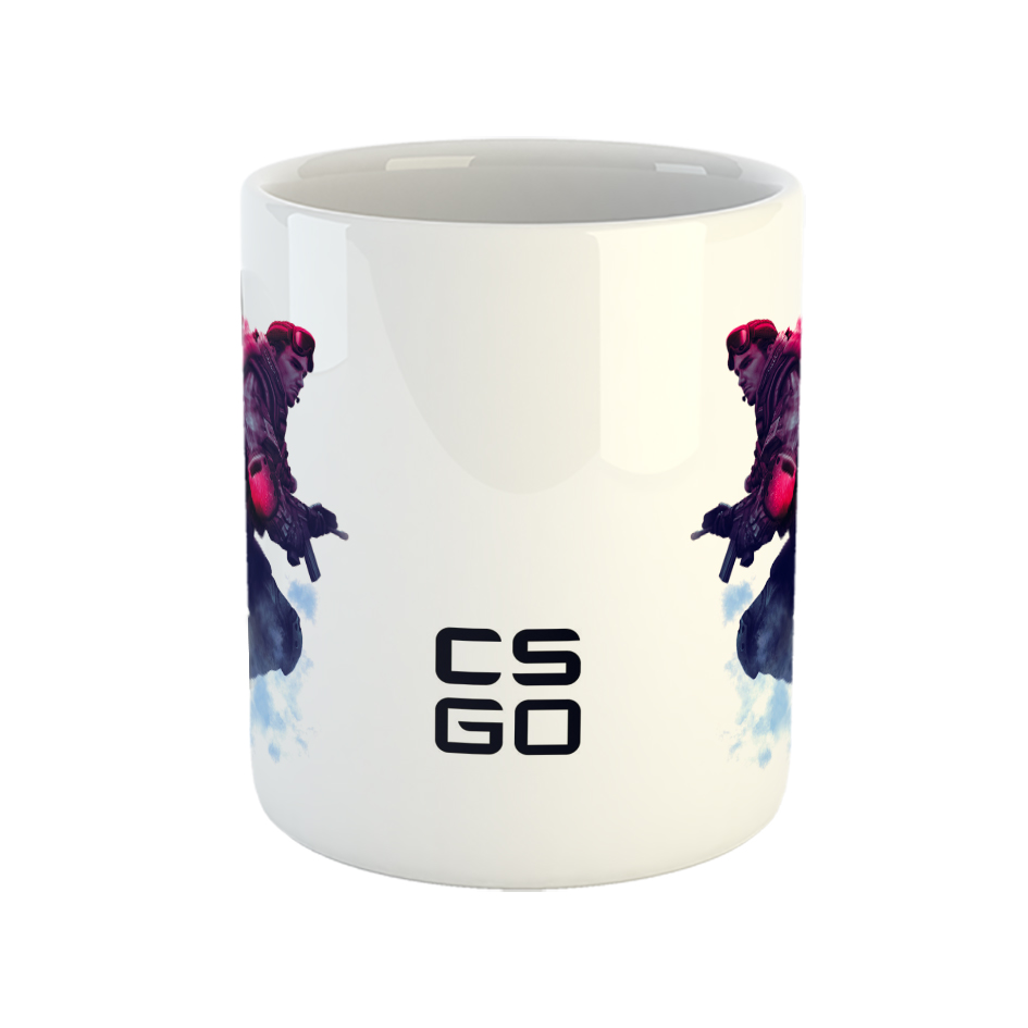 ماگ طرح کانتر استریک مدل GO