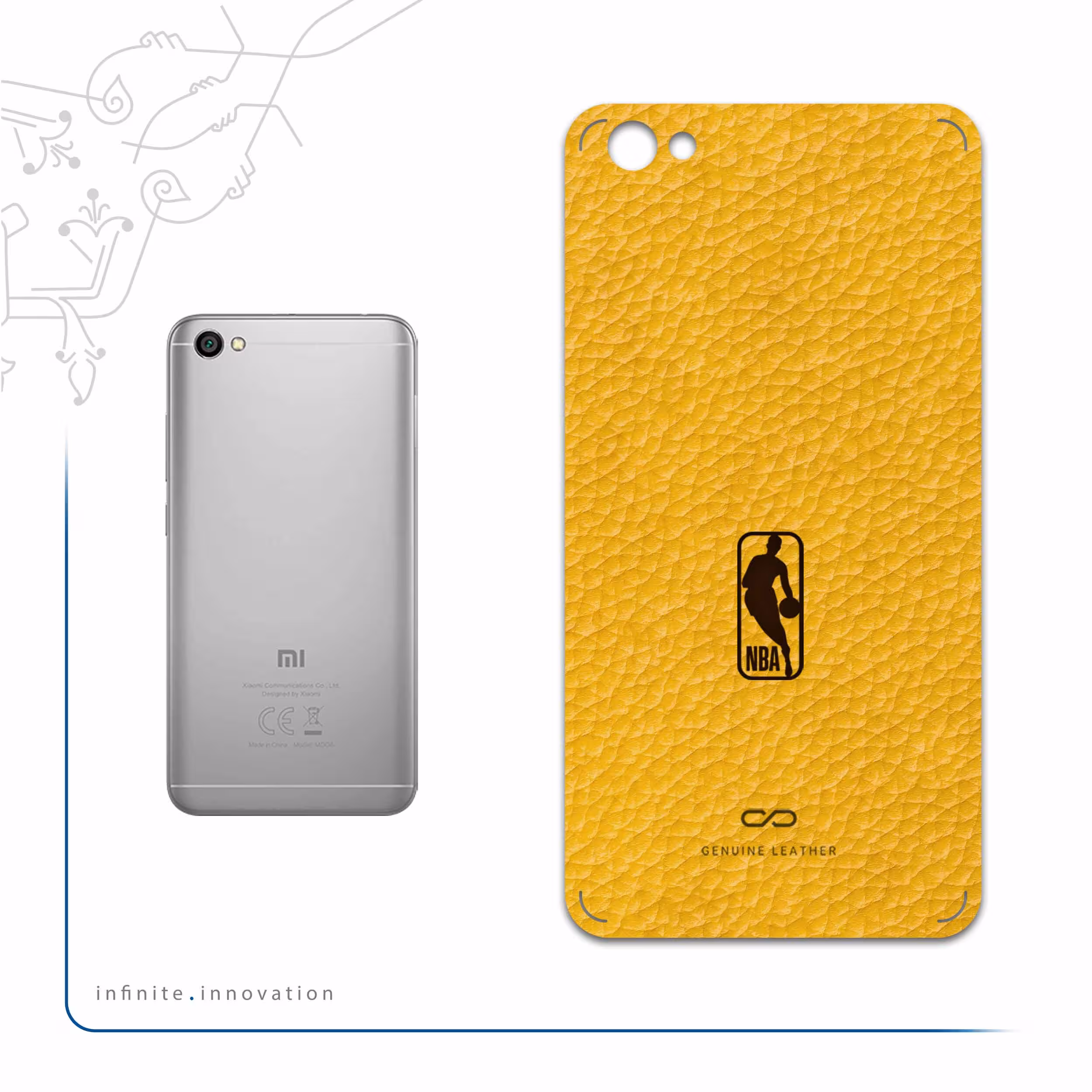 برچسب پوششی ماهوت مدل ML-NBA مناسب برای گوشی موبایل شیائومی Redmi Note 5A