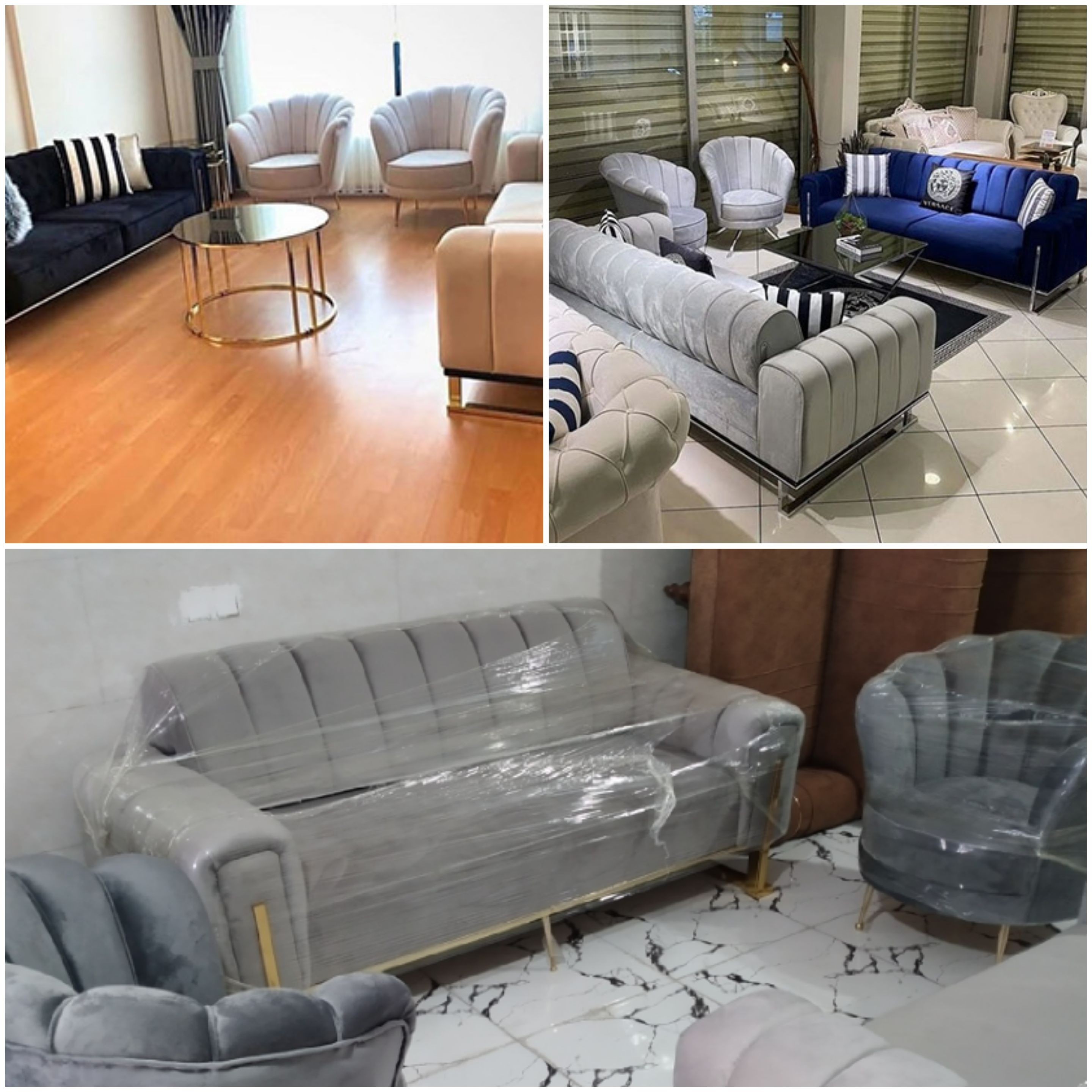 مبل راحتی صدفی مکانیزم با بهترین متریال